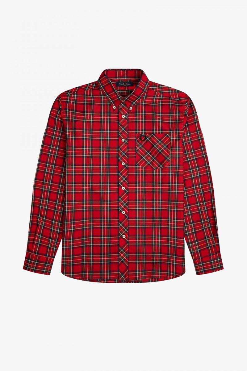 Red Fred Perry M8820 Men's Shirts | PH 1509GSOL